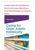 Test Bank for Caring for Older Adults Holistically&comma; 8th Edition &lpar;F&period; A&period; Davis Company&comma; 2026&rpar; by Dahlkemper&comma; Isbn no&semi; 9781719647588 &lpar;Chapters 1-22&rpar; Complete Study Guide&excl;&excl;&excl;&excl;&excl;&excl;