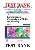 Complete Test Bank for deWit's Fundamental Concepts and Skills for Nursing 6th Edition by Patricia A&period; Williams &ndash; Verified&comma; Latest Update 2026