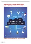 Solution Manual &ndash; Accounting Information Systems &lpar;14th Edition&rpar;Romney & Steinbart &vert; Complete Step-by-Step Solutions &vert; Rated A&plus;