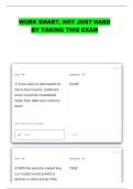 FINA 3000 POPE TEST 2 T F QUESTIONS AND CORRECT ANSWERS