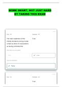 FINA 3000 FINAL T F QUESTIONS AND CORRECT ANSWERS