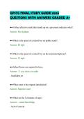 GPSTC FINAL STUDY GUIDE 2026&NewLine;QUESTIONS WITH ANSWERS GRADED A&plus;