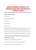 NURS 231 Module 9 V1&ndash;V3 &vert; NURS231 Module 9 V1&ndash;V3 &vert; Pathophysiology &vert; Portage Learning &vert; Q&A with Rationale