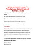 NURS 231 Module 8 V1&ndash;V3 &vert; NURS231 Module 8 V1&ndash;V3 &vert; Pathophysiology &vert; Portage Learning &vert; Q&A with Rationale