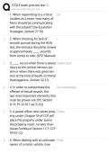 TCOLE Practice Test 1 &lpar;Latest 2026 &sol; 2027 Update&rpar; Questions and Verified Answers &vert; 100&percnt; Correct &vert; Grade A&plus;