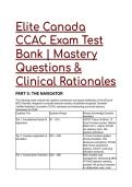 Elite 2026&sol;2027 Canada CCAC Exam Test Bank &vert; Mastery Questions & Clinical Rationales