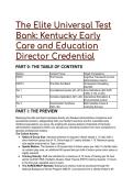2026&sol;2027 Kentucky Early Care and Education Director Credential Exam Prep&colon; 20&plus; Elite Practice Questions & Answers