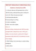 NRNP 6531 MIDTERM EXAM &vert; COMPLETE STUDY GUIDE & VERIFIED ANSWERS