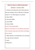 NUR 6121 EXAM 3 STUDY GUIDE &vert; COMPLETE PRACTICE QUESTIONS & VERIFIED ANSWERS PDF