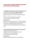 STR 293 &lpar;SCIENCE OF TEACHING READING&rpar; EXAM QUESTIONS COMPLETE WITH 100&percnt; VERIFIED ANSWERS