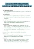 GISP CERTIFICATION SCRIPT 2026&NewLine;QUESTIONS WITH SOLUTIONS GRADED A&plus;