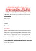 NUR 2392 Exam 3 V1&ndash;V3 &vert; NUR2392 Exam 3 V1&ndash;V3 &vert; Multidimensional Care II &lpar;MDC 2&rpar; &vert; Rasmussen University &vert; Complete Exam Bundle with Detailed Verified Answers