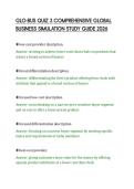 GLO-BUS QUIZ 3 COMPREHENSIVE GLOBAL&NewLine;BUSINESS SIMULATION STUDY GUIDE 2026