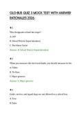 GLO-BUS QUIZ 3 MOCK TEST WITH ANSWER&NewLine;RATIONALES 2026