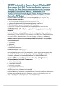 WGU D072 Fundamentals for Success in Business OA Updated 2026 &vert; Comprehensive Study Guide&comma; Practice Exam Questions and Answers&comma; Exam Prep Test Bank&comma; Business Foundations Review&comma; Key Concepts in Management&comma; Organizational Behavior&comma; Communication Skills&comma; Pr