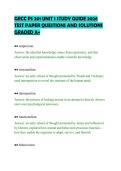 GRCC PS 201 UNIT 1 STUDY GUIDE 2026&NewLine;TEST PAPER QUESTIONS AND SOLUTIONS&NewLine;GRADED A&plus;