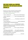 GRI STUDY GUIDE 2026 VERIFIED&NewLine;QUESTIONS AND DETAILED ANSWERS&NewLine;GRADED A&plus;