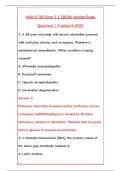 NUR 6130 EXAM 2 STUDY GUIDE &vert; COMPLETE PRACTICE QUESTIONS & VERIFIED ANSWERS PDF