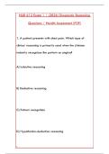 NUR 612 EXAM 1 STUDY GUIDE &vert; COMPLETE PRACTICE QUESTIONS & VERIFIED ANSWERS PDF