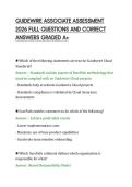 GUIDEWIRE ASSOCIATE ASSESSMENT&NewLine;2026 FULL QUESTIONS AND CORRECT&NewLine;ANSWERS GRADED A&plus;