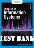 Test Bank&colon; Principles of Information Systems &lpar;14th Edition&rpar; by Reynolds & Stair