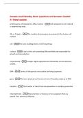 Genetics and Heredity Exam questions and answers Graded&NewLine;A&plus; latest update