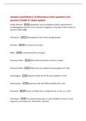 Genetics and Patterns of Inheritance Exam questions and&NewLine;answers Graded A&plus; latest update