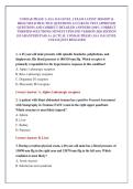 COMSAE PHASE 1 &lpar;ASA 114&rpar; LEVEL 1 EXAM LATEST 2026&sol;2027 & HIGH YIELD PRACTICE QUESTIONS ACCURATE TEST APPROVED QUESTIONS AND CORRECT DETAILED ANSWERS &lpar;100&percnt; CORRECT VERIFIED SOLUTIONS&rpar; NEWEST UPDATED VERSION 2026 EDITION &vert;GUARANTEED PASS A&plus; &vert;ACTUAL COMSAE P