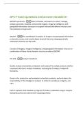 GPC-F Exam questions and answers Graded A&plus;&NewLine;GEOINT operations -Tasks&comma; activities&comma; and events to collect&comma; manage&comma;&NewLine;analyze&comma; generate&comma; visualize&comma; and provide imagery&comma; imagery intelligence&comma; and&NewLine;geospatial information necessary to support national and defens