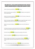 FIRE ARMS TEST &vert; ACTUAL EXAM QUESTIONS WITH WELL DETAILED CORRECT ANSWERS&vert;GRADED A&plus;&vert;BRAND NEW 2026&sol;2027 UPDATE