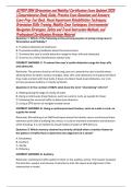 ACVREP O&M &lpar;Orientation and Mobility&rpar; Certification Exam Updated 2026 &vert; Comprehensive Study Guide&comma; Practice Exam Questions and Answers&comma; Exam Prep Test Bank&comma; Visual Impairment Rehabilitation Techniques&comma; Orientation Skills Training&comma; Mobility Cane Techniques