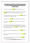 BSIS FIREARMS WRITTEN EXAM &vert; ACTUAL EXAM QUESTIONS WITH WELL DETAILED CORRECT ANSWERS&vert;GRADED A&plus;&vert;BRAND NEW 2026&sol;2027 UPDATE