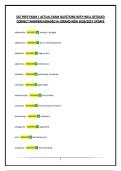 SAT PREP EXAM &vert; ACTUAL EXAM QUESTIONS WITH WELL DETAILED CORRECT ANSWERS&vert;GRADED A&plus;&vert;BRAND NEW 2026&sol;2027 UPDATE