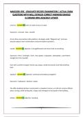 MAGOOSH GRE  -GRADUATE RECORD EXAMINATION &vert; ACTUAL EXAM QUESTIONS WITH WELL DETAILED CORRECT ANSWERS&vert;GRADED A&plus;&vert;BRAND NEW 2026&sol;2027 UPDATE