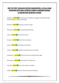 GRE EXAM BUNDLE -GRADUATE RECORD EXAMINATION &vert; ACTUAL EXAM QUESTIONS WITH WELL DETAILED CORRECT ANSWERS&vert;GRADED A&plus;&vert;BRAND NEW 2026&sol;2027 UPDATE