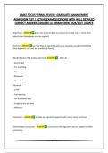 GMAT FOCUS VERBAL REVIEW -GRADUATE MANAGEMENT ADMISSION TEST &vert; ACTUAL EXAM QUESTIONS WITH WELL DETAILED CORRECT ANSWERS&vert;GRADED A&plus;&vert;BRAND NEW 2026&sol;2027 UPDATE
