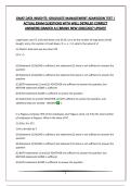 GMAT DATA INSIGHTS -GRADUATE MANAGEMENT ADMISSION TEST &vert; ACTUAL EXAM QUESTIONS WITH WELL DETAILED CORRECT ANSWERS&vert;GRADED A&plus;&vert;BRAND NEW 2026&sol;2027 UPDATE