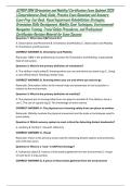 ACVREP O&M &lpar;Orientation and Mobility&rpar; Certification Exam Updated 2026 &vert; Comprehensive Study Guide&comma; Practice Exam Questions and Answers&comma; Exam Prep Test Bank&comma; Visual Impairment Rehabilitation Strategies&comma; Orientation Skills Development&comma; Mobility Cane Techniq