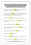GMAT TARGET TEST PREP-GRADUATE MANAGEMENT ADMISSION TEST &vert; ACTUAL EXAM QUESTIONS WITH WELL DETAILED CORRECT ANSWERS&vert;GRADED A&plus;&vert;BRAND NEW 2026&sol;2027 UPDATE