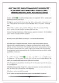 GMAT EXAM PREP-GRADUATE MANAGEMENT ADMISSION TEST &vert; ACTUAL EXAM QUESTIONS WITH WELL DETAILED CORRECT ANSWERS&vert;GRADED A&plus;&vert;BRAND NEW 2026&sol;2027 UPDATE
