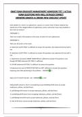 GMAT COMPLETE TEST BUNDLE -GRADUATE MANAGEMENT ADMISSION TEST &vert; ACTUAL EXAM QUESTIONS WITH WELL DETAILED CORRECT ANSWERS&vert;GRADED A&plus;&vert;BRAND NEW 2026&sol;2027 UPDATE