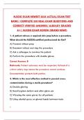 NJXDG EXAM NEWEST 2025 ACTUAL EXAM TEST BANK &vert; COMPLETE STUDY GUIDE & VERIFIED ANSWERS PDF