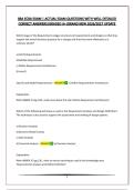 IIBA ECBA EXAM &vert; ACTUAL EXAM QUESTIONS WITH WELL DETAILED CORRECT ANSWERS&vert;GRADED A&plus;&vert;BRAND NEW 2026&sol;2027 UPDATE