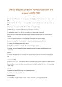Master Electrician Exam Review question and answers 2026 2027&period;