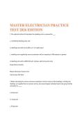 Master Electrician Practice Test 2026 edition&period;