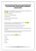 IIBA ECBA EXAM  BUNDLE&vert; ACTUAL EXAM QUESTIONS WITH WELL DETAILED CORRECT ANSWERS&vert;GRADED A&plus;&vert;BRAND NEW 2026&sol;2027 UPDATE