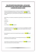 NAUI OPEN WATER SCUBA DIVING EXAM &vert; ACTUAL EXAM QUESTIONS WITH WELL DETAILED CORRECT ANSWERS&vert;GRADED A&plus;&vert;BRAND NEW 2026&sol;2027 UPDATE