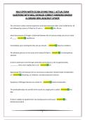 NAUI OPEN WATER SCUBA DIVING FINAL &vert; ACTUAL EXAM QUESTIONS WITH WELL DETAILED CORRECT ANSWERS&vert;GRADED A&plus;&vert;BRAND NEW 2026&sol;2027 UPDATE