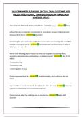 NAUI OPEN WATER SCUBA CERTIFICATION BUNDLED TESTS &vert; ACTUAL EXAM QUESTIONS WITH WELL DETAILED CORRECT ANSWERS&vert;GRADED A&plus;&vert;BRAND NEW 2026&sol;2027 UPDATE