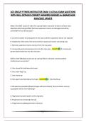 ACE GROUP FITNESS INSTRUCTOR EXAM &vert; ACTUAL EXAM QUESTIONS WITH WELL DETAILED CORRECT ANSWERS&vert;GRADED A&plus;&vert;BRAND NEW 2026&sol;2027 UPDATE